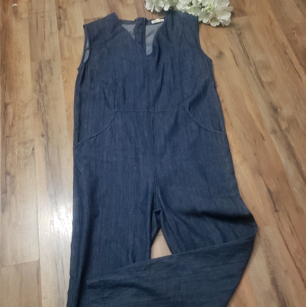 Silence + noise denim romper size xs
